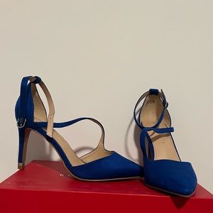 NEW royal blue pointed toe heel